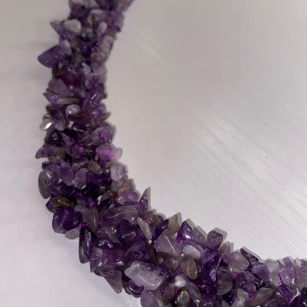 Amethyst Chip Necklace